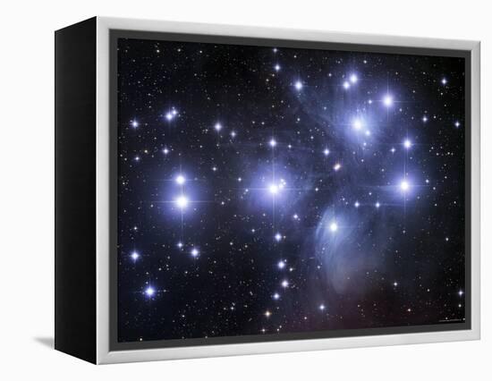 The Pleiades-Stocktrek Images-Framed Premier Image Canvas