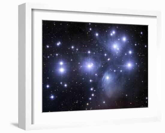 The Pleiades-Stocktrek Images-Framed Photographic Print