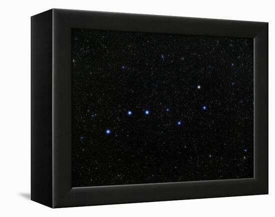 The Plough Asterism In Ursa Major-Eckhard Slawik-Framed Premier Image Canvas