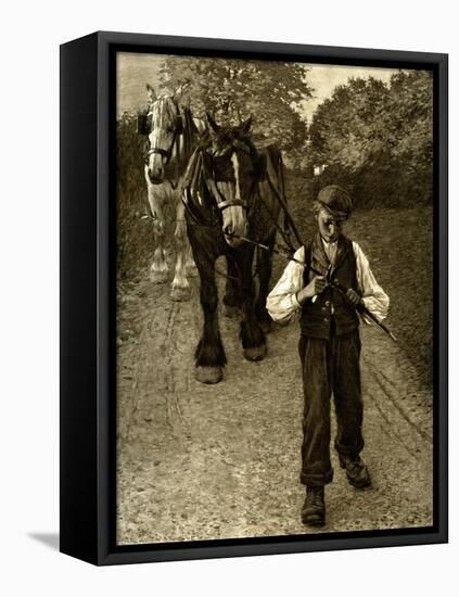 The Plough Boy, 1900-Henry Herbert La Thangue-Framed Premier Image Canvas