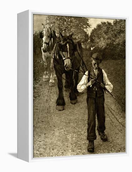 The Plough Boy, 1900-Henry Herbert La Thangue-Framed Premier Image Canvas