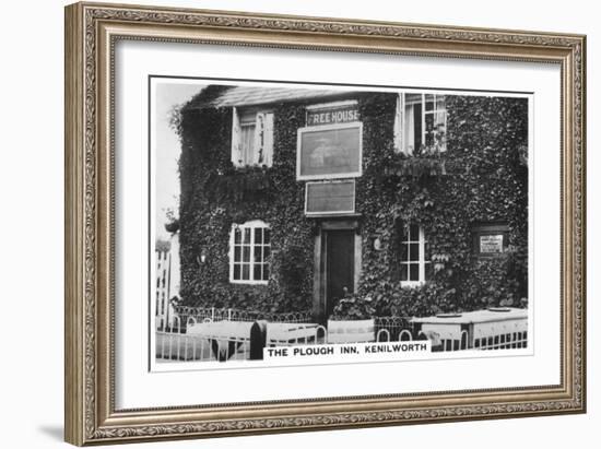 The Plough Inn, Kenilworth, Warwickshire, 1937-null-Framed Giclee Print