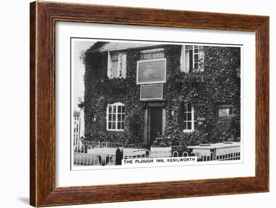 The Plough Inn, Kenilworth, Warwickshire, 1937-null-Framed Giclee Print
