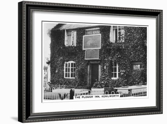 The Plough Inn, Kenilworth, Warwickshire, 1937-null-Framed Giclee Print