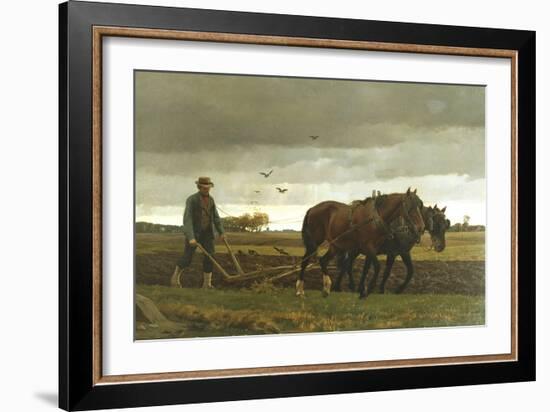 The Ploughman-Frants Henningsen-Framed Giclee Print