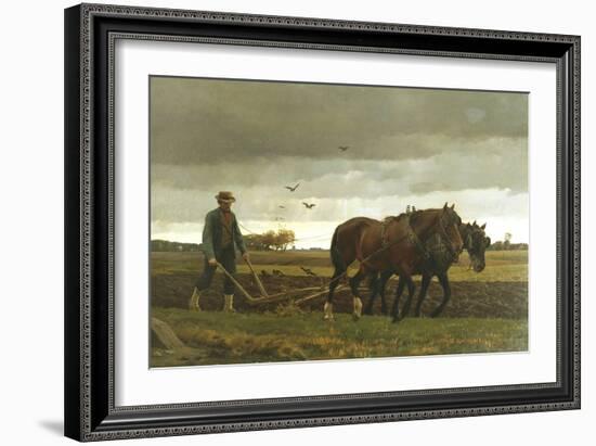 The Ploughman-Frants Henningsen-Framed Giclee Print