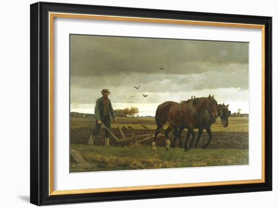 The Ploughman-Frants Henningsen-Framed Giclee Print