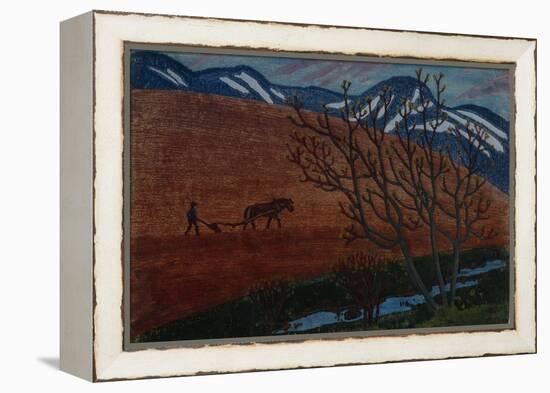 The Ploughman-Nikolai Astrup-Framed Premier Image Canvas