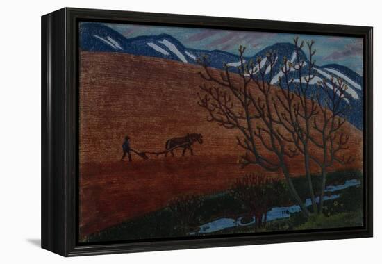 The Ploughman-Nikolai Astrup-Framed Premier Image Canvas