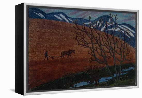 The Ploughman-Nikolai Astrup-Framed Premier Image Canvas