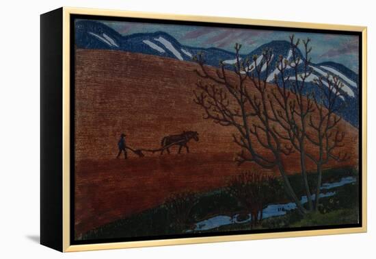 The Ploughman-Nikolai Astrup-Framed Premier Image Canvas