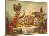 The Plumb-Pudding in Danger, or State Epicures Taking Un Petit Souper-James Gillray-Mounted Giclee Print