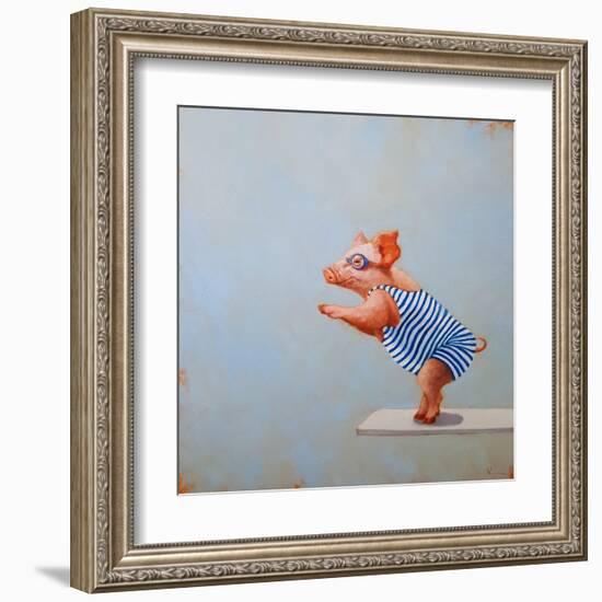 The Plunge-Lucia Heffernan-Framed Art Print