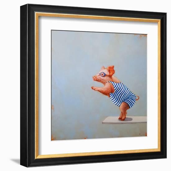 The Plunge-Lucia Heffernan-Framed Art Print