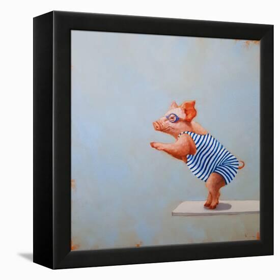 The Plunge-Lucia Heffernan-Framed Stretched Canvas