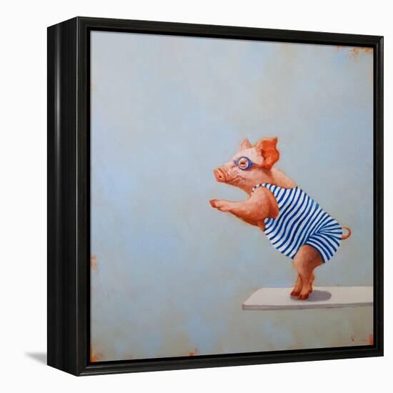 The Plunge-Lucia Heffernan-Framed Stretched Canvas