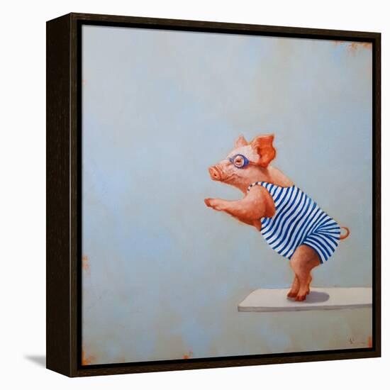 The Plunge-Lucia Heffernan-Framed Stretched Canvas