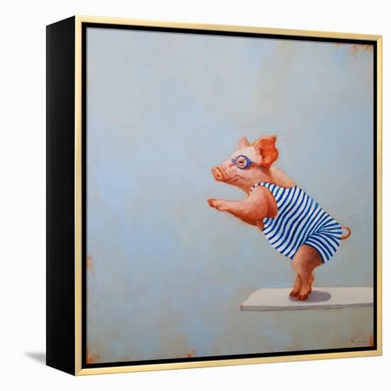 The Plunge-Lucia Heffernan-Framed Stretched Canvas