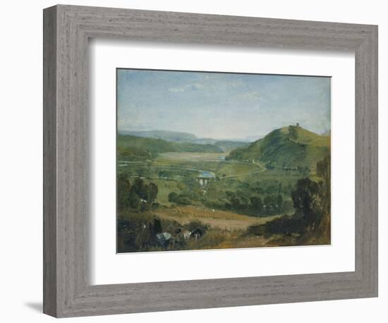 The Plym Estuary from Boringdon Park-J. M. W. Turner-Framed Giclee Print