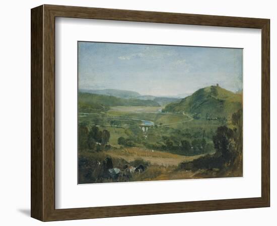 The Plym Estuary from Boringdon Park-J. M. W. Turner-Framed Giclee Print