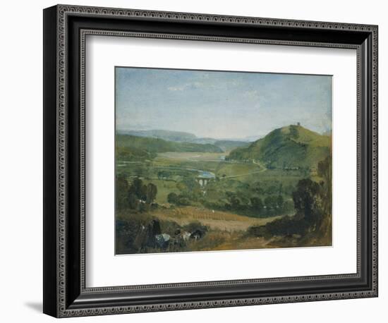 The Plym Estuary from Boringdon Park-J. M. W. Turner-Framed Giclee Print