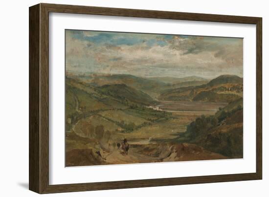 The Plym Estuary Looking North-J. M. W. Turner-Framed Giclee Print