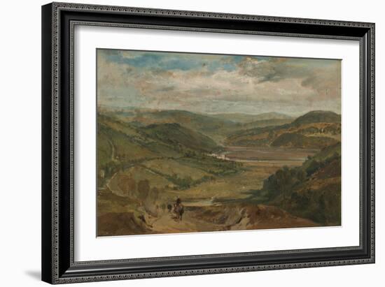 The Plym Estuary Looking North-J. M. W. Turner-Framed Giclee Print