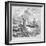 The Plymouth Colony in America in 1620 (Litho)-American-Framed Giclee Print