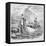 The Plymouth Colony in America in 1620 (Litho)-American-Framed Premier Image Canvas