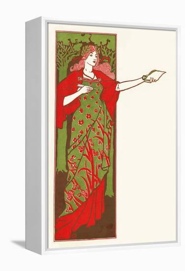 The Pocket Magazine, April, 1896-Louis Rhead-Framed Stretched Canvas