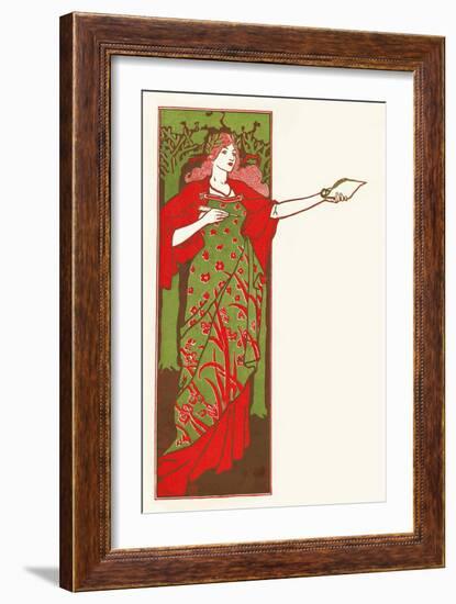 The Pocket Magazine, April, 1896-Louis Rhead-Framed Art Print