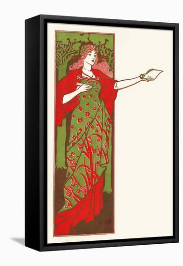 The Pocket Magazine, April, 1896-Louis Rhead-Framed Stretched Canvas