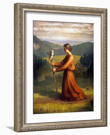 The Poem of the Soul; Reality. Painting by Anne Francois Louis Janmot (1814-1892), 19Th Century. Oi-Louis Janmot-Framed Giclee Print