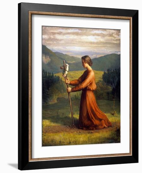 The Poem of the Soul; Reality. Painting by Anne Francois Louis Janmot (1814-1892), 19Th Century. Oi-Louis Janmot-Framed Giclee Print