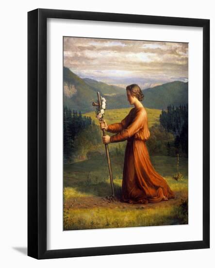 The Poem of the Soul; Reality. Painting by Anne Francois Louis Janmot (1814-1892), 19Th Century. Oi-Louis Janmot-Framed Giclee Print