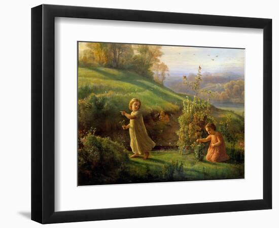 The Poem of the Soul; Spring. Painting by Anne Francois Louis Janmot (1814-1892), 19Th Century. Oil-Louis Janmot-Framed Giclee Print