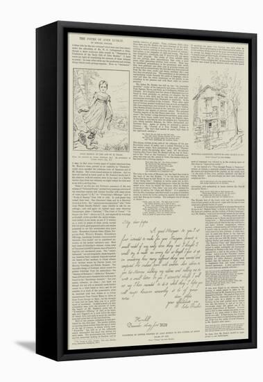 The Poems of John Ruskin-null-Framed Premier Image Canvas
