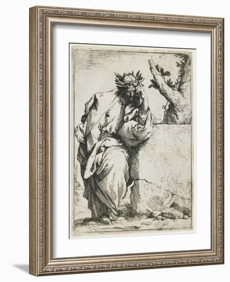 The Poet, C. 1620-1621-Jusepe de Ribera-Framed Giclee Print