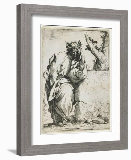 The Poet, C. 1620-1621-Jusepe de Ribera-Framed Giclee Print