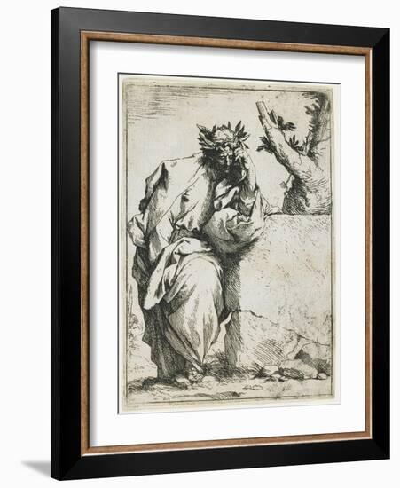 The Poet, C. 1620-1621-Jusepe de Ribera-Framed Giclee Print