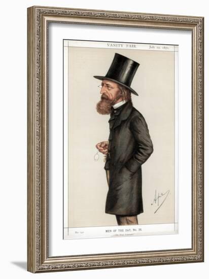 The Poet Laureate, 1871-Carlo Pellegrini-Framed Giclee Print