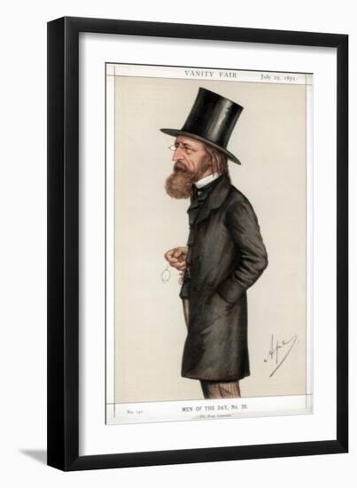 The Poet Laureate, 1871-Carlo Pellegrini-Framed Giclee Print