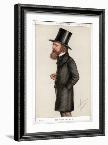 The Poet Laureate, 1871-Carlo Pellegrini-Framed Giclee Print