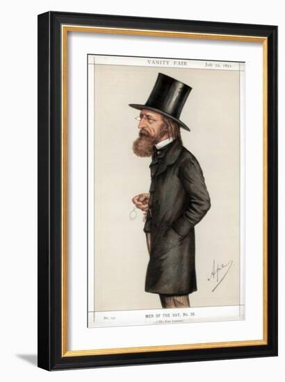 The Poet Laureate, 1871-Carlo Pellegrini-Framed Giclee Print