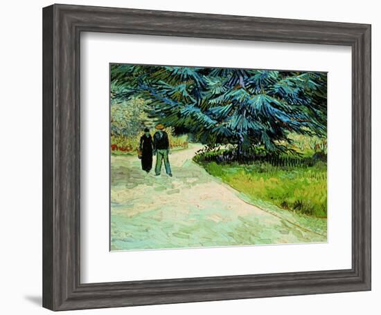 The Poet's Garden, Arles 1888-Vincent van Gogh-Framed Giclee Print
