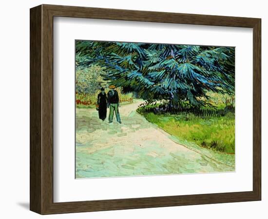 The Poet's Garden, Arles 1888-Vincent van Gogh-Framed Giclee Print