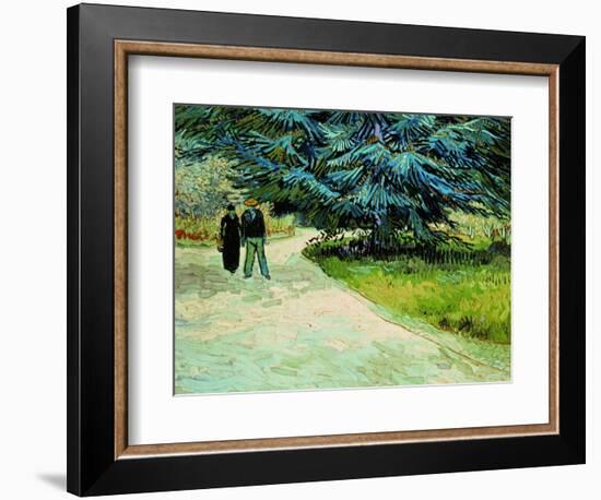 The Poet's Garden, Arles 1888-Vincent van Gogh-Framed Giclee Print