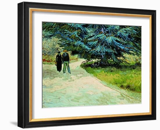 The Poet's Garden, Arles 1888-Vincent van Gogh-Framed Giclee Print