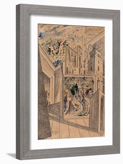 The Poet's House-De Chirico Giorgio-Framed Giclee Print