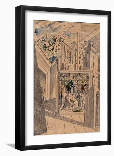 The Poet's House-De Chirico Giorgio-Framed Giclee Print